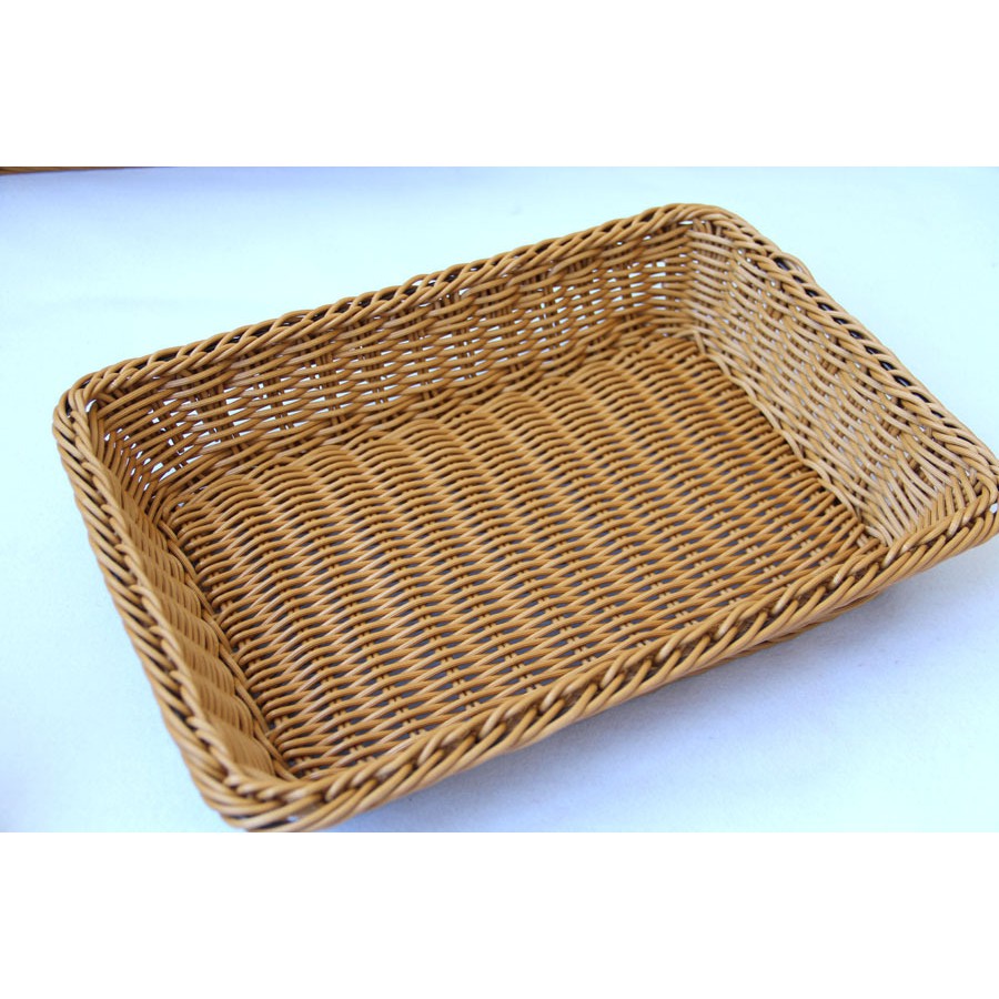 田園風藤編麵包籃子